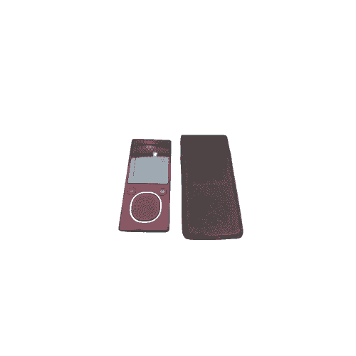 Microsoft Zune Red ( 8 GB ) Digital Media Player - With Case