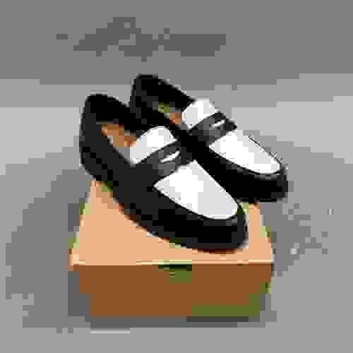 真皮Class黑白色Loafer