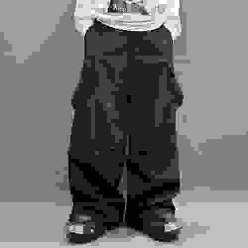 黑色2Way Cargo Pants 