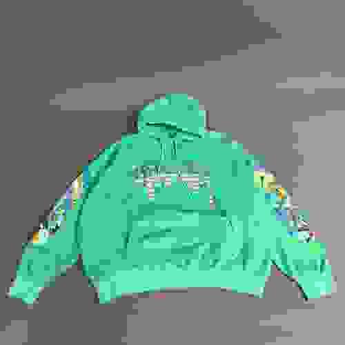 洗水white trash hoodies 