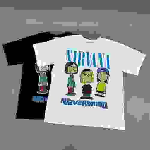 Nirvana Snoopy版Print Tee