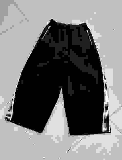 黑色直條棉褲Balloonpants 