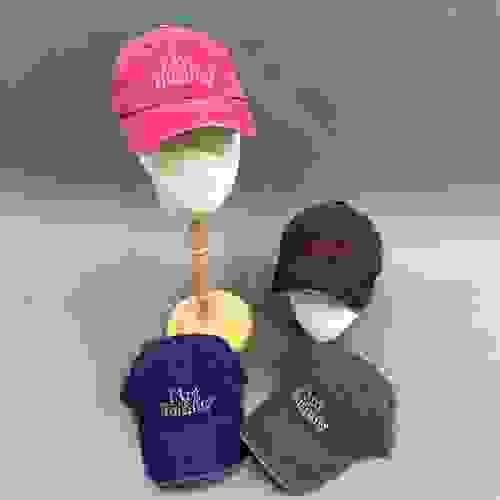 洗水Not Holiday 刺繡Cap