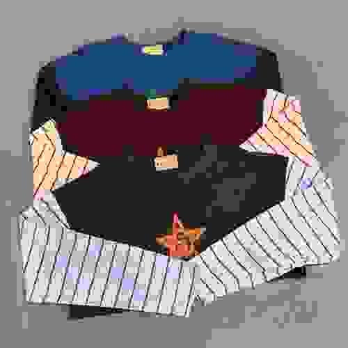 星星橫間手袖Tee