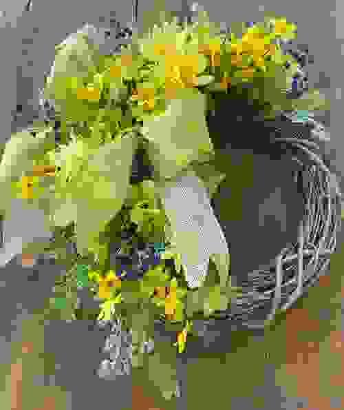 Spring Floral Wreath