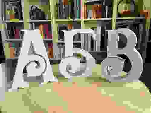 Впечатляваща 3D-принтирана българска буква по избор