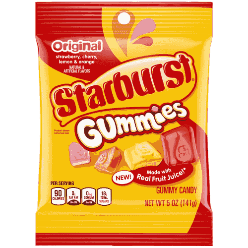 Starburst Gummi Orignal - 5oz bag