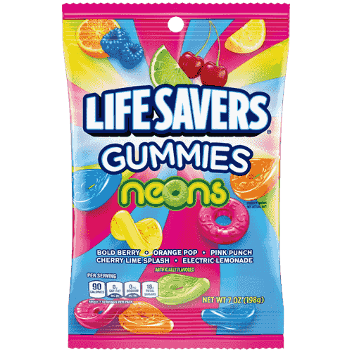 Gummi Saver Neon - 7oz bag