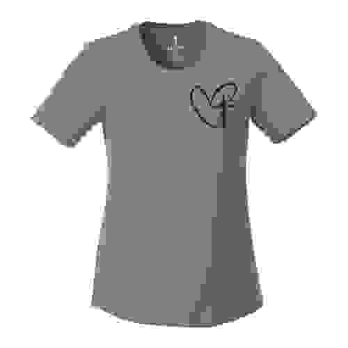 Ladies Short Sleeve Tech Tee - Walk By Faith 