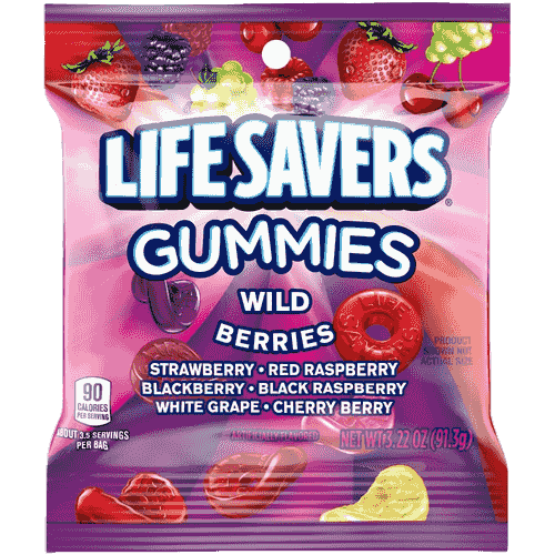 Lifesaver Gummi Wild Berry - 3.22oz bag