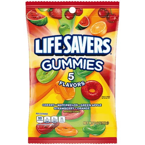 Gummi Saver Five Flavor - 7oz bag