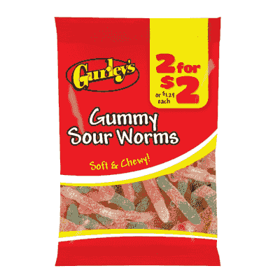 Gurley's Gummy Sour Worms