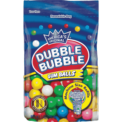 Dubble Bubble Fruit Flavor Gum Balls