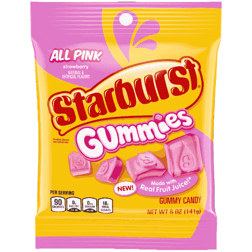 Starburst Gummi All Pink - 5oz