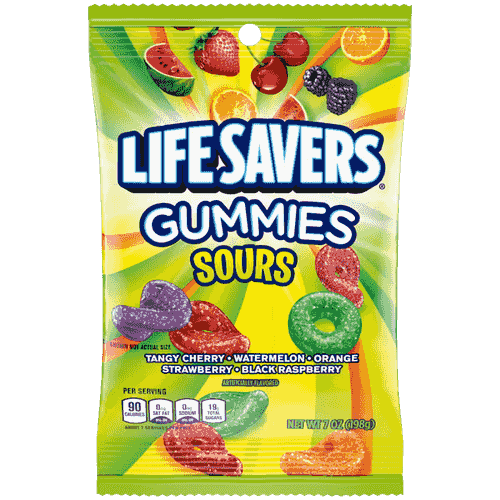 Gummi Saver Sour - 7oz bag