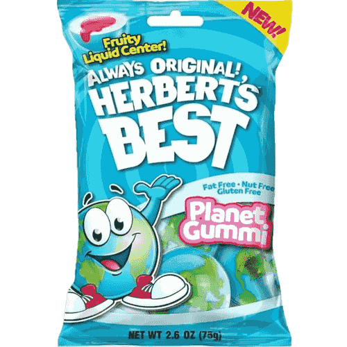 Herberts Planet Gummi - 2.6oz bag