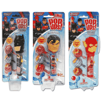 Lollipops Pop Ups - Justice League