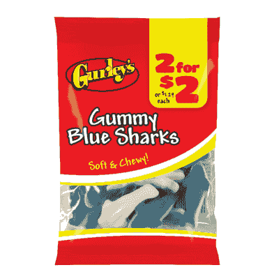 Gurley's Gummy Blue Sharks