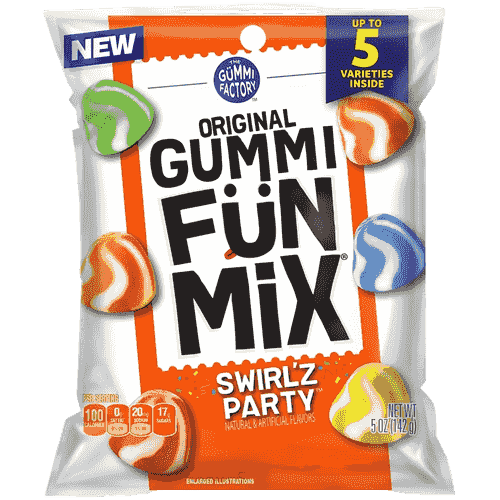 Gummi Fun Mix Swirl Party - 5oz bag