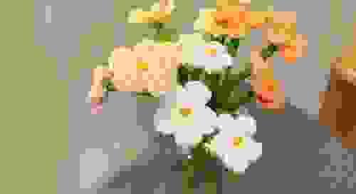 【艾薇-織花課】勿忘我小花瓶