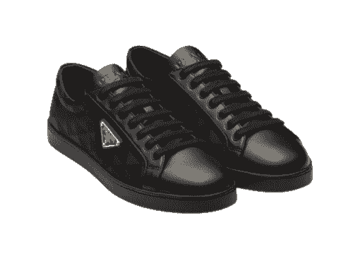 PRADA Leather and Re-Nylon sneakers