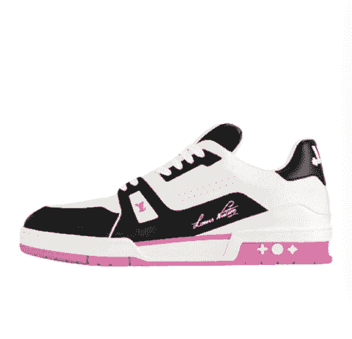 LV Trainer Sneaker PINK DETAIL
