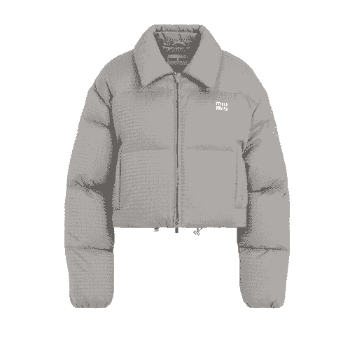 MIU MIU BOMBER JACKET GREY