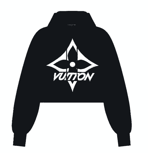 Louis Vuitton hoodie short top