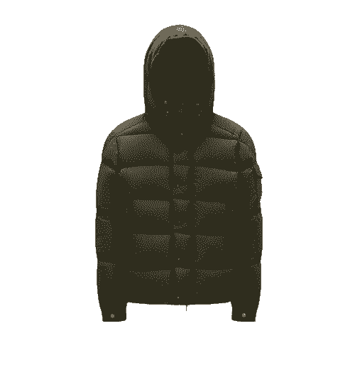 Moncler Vezere Short Down Jacket KAKI