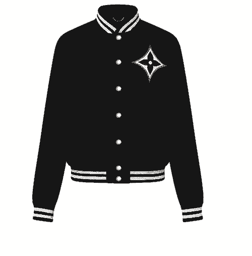 Embellished Lambskin Bomber Blouson