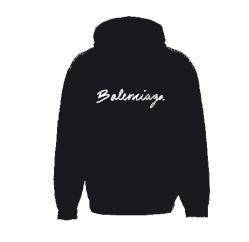 BALENCIAGA HOODIE BLACK