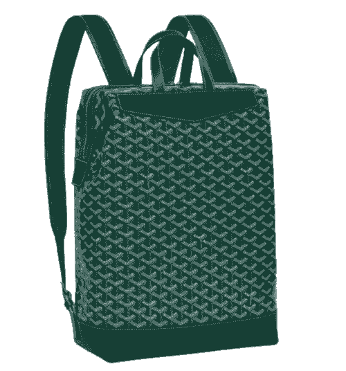 Goyard Cisalpin backpack green