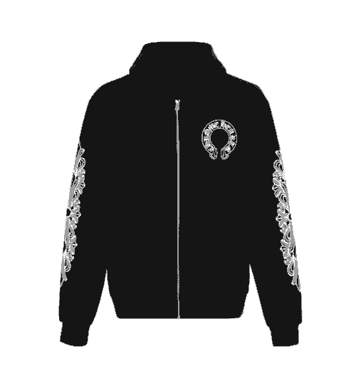 Chrome Hearts Horse Shoe Floral Hoodie