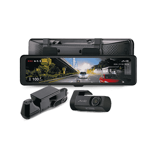 Mio MiVue R888W3 三鏡頭行車記錄器｜前後+車側170度全方位錄影｜GPS測速預警｜WiFi連線｜高亮度防眩螢幕