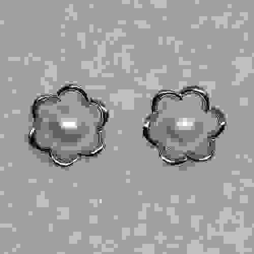 Silver Bloom Earrings