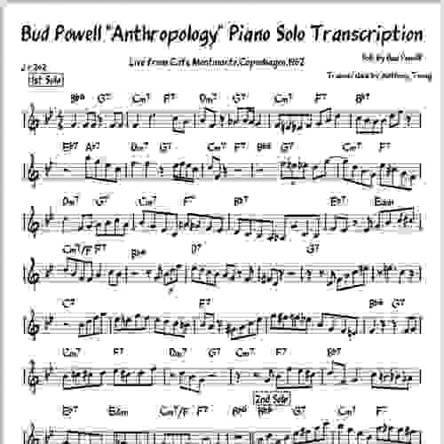 Bud Powell "Anthropology" Piano Solo Transcription (Right Hand Only)