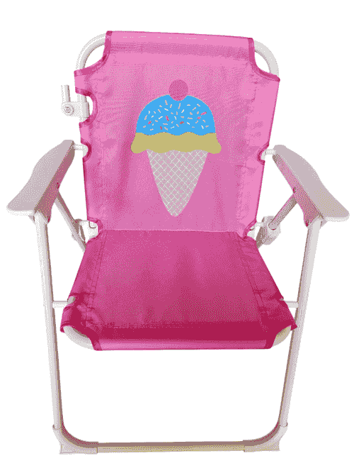 Kids' Foldable Beach & Camping Chair with Adjustable Umbrella – Lightweight, Portable Outdoor Seat f
