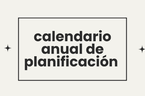 Calendario de Planificación Anual 2026