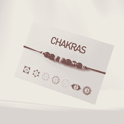 Seven Chakra Energy Bracelet – Red Cord Edition