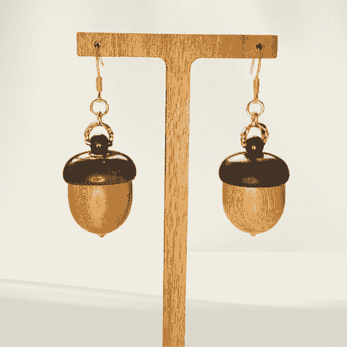 Fall Buckeye Earrings