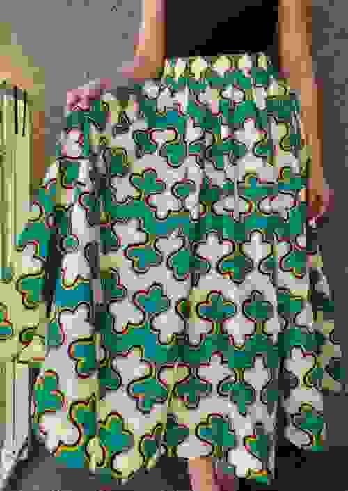Long Printed Maxi Skirts