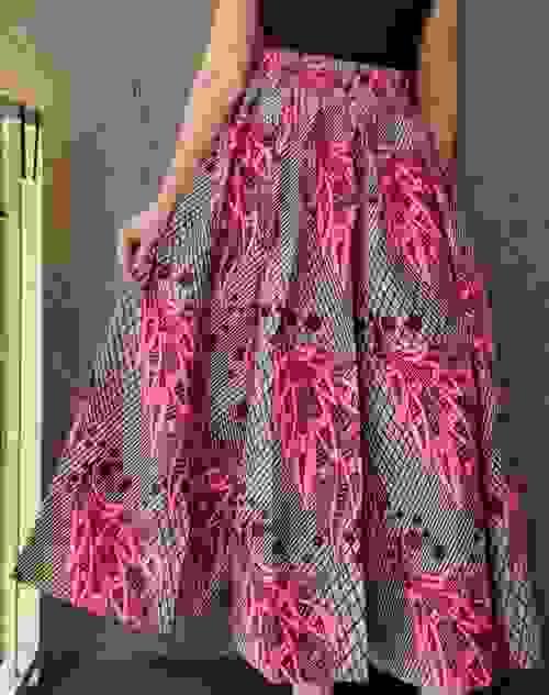 Long Printed Maxi Skirts