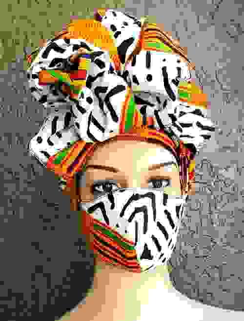 Head Wrap With Mask