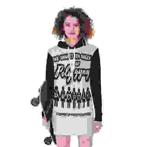 Polygyny ProPoly - Womens all over print Long Hoodie