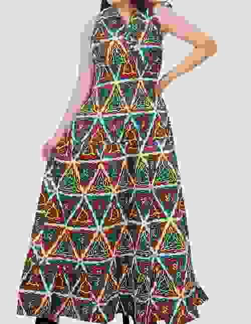 Women Long Smocked Dress