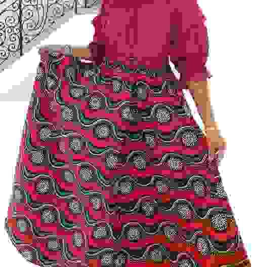 Long Printed Maxi Skirts 