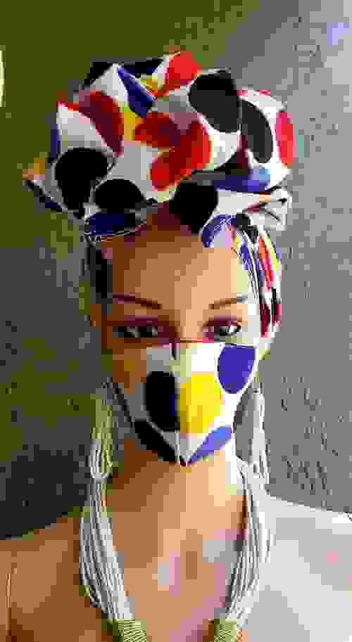 Head Wrap With Mask