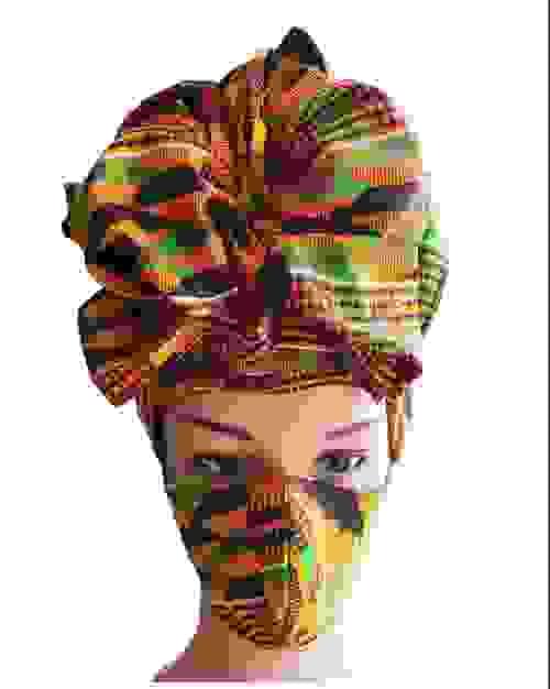 Head Wrap With Mask