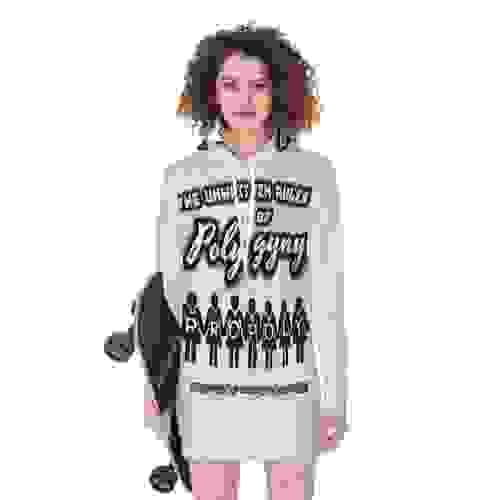 Polygyny ProPoly - Womens all over print Pullover Hoodie