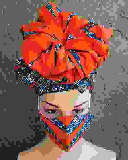 Head Wrap With Mask
